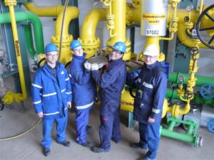 EPS_Einbindung_bearb In Münchsmünster wurde die Verbindung zwischen der EPS und der bestehenden Pipeline ins Bayerische Chemiedreieck hergestellt.
